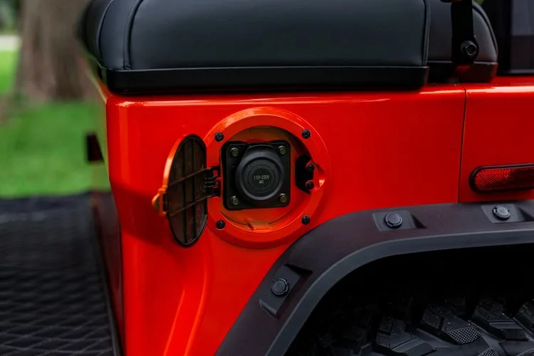 Carro de golf eléctrico Denago EV Rover XL detalle frontal