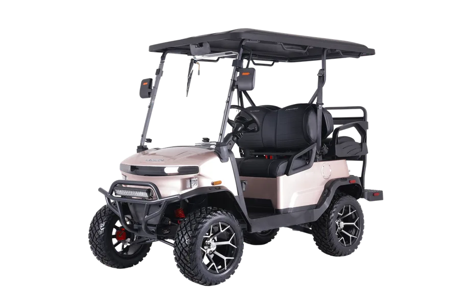 Carro de golf eléctrico Denago EV Nomad XL color Champaña
