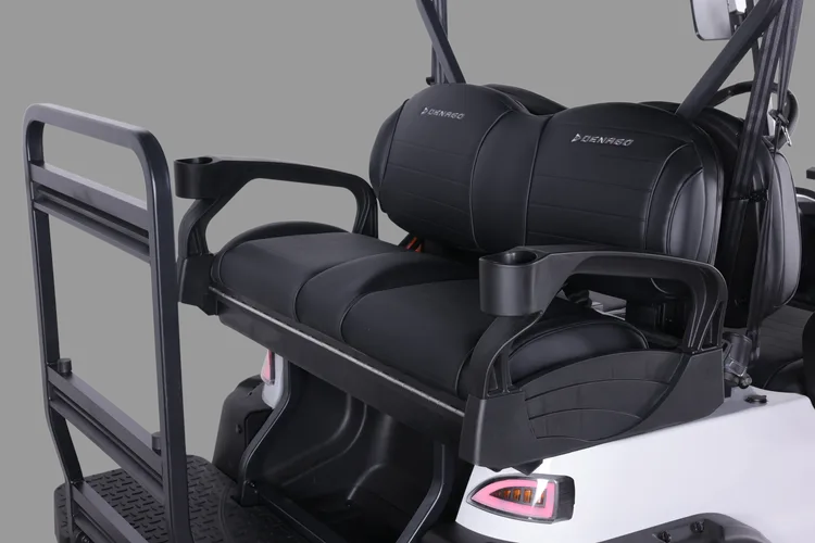 Vista frontal carro de golf eléctrico Denago Nomad XL