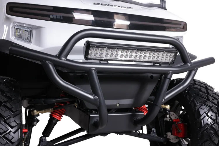 Vista frontal carro de golf eléctrico Denago Nomad XL