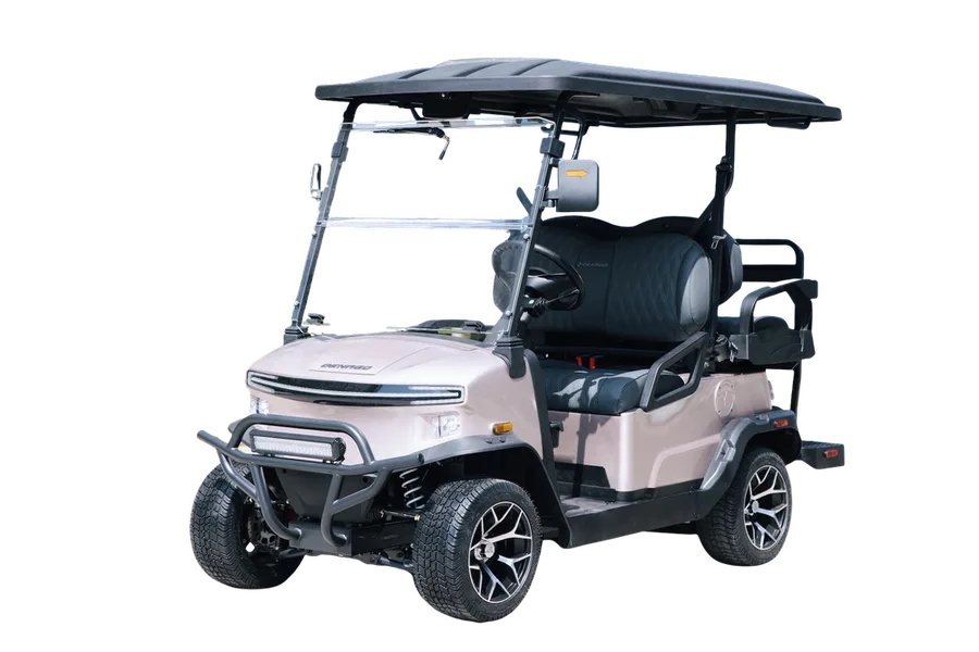 Carro de golf eléctrico Denago EV Nomad color Champagne